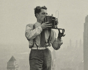 Vintage Photo Portrait “Charles C. Ebbets” (c.1932) Lunch Atop a Skyscraper - Mabon Gallery