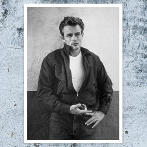 Vintage Photo Portrait “James Dean” (c.1955) Rebel Without a Cause - Mabon Gallery
