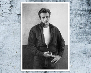 Vintage Photo Portrait “James Dean” (c.1955) Rebel Without a Cause - Mabon Gallery
