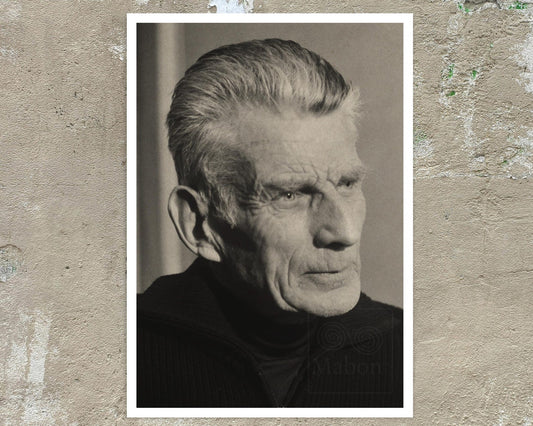 Vintage Photo Portrait "Samuel Beckett" (c.1977) - Mabon Gallery