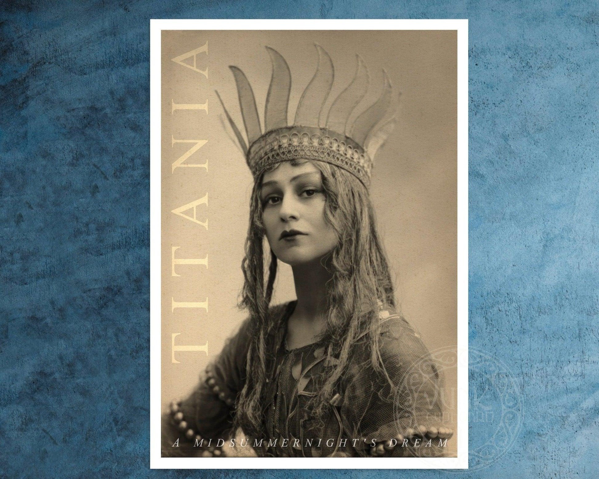 Vintage Photograph "Christine Silver as Titania" (c.1913) - Mabon Gallery
