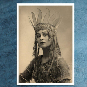 Vintage Photograph "Christine Silver as Titania" (c.1913) - Mabon Gallery