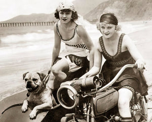 Vintage Photograph "Let's Ride" (c.1918) Marie Prevost & Phyllis Haver - Mabon Gallery