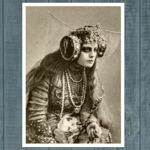 Vintage Photograph "Maria Germanova as The Witch Fairy" (c.1908) - Mabon Gallery