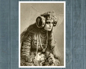 Vintage Photograph "Maria Germanova as The Witch Fairy" (c.1908) - Mabon Gallery