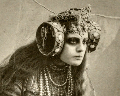 Vintage Photograph "Maria Germanova as The Witch Fairy" (c.1908) - Mabon Gallery