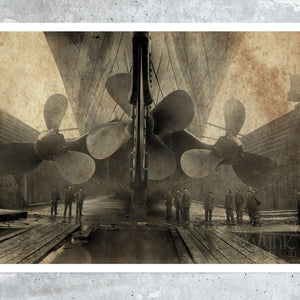 Vintage Photograph "R.M.S Titanic Belfast 1911" - Mabon Gallery