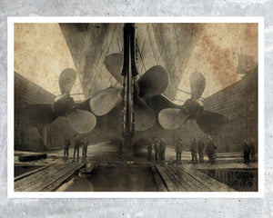 Vintage Photograph "R.M.S Titanic Belfast 1911" - Mabon Gallery