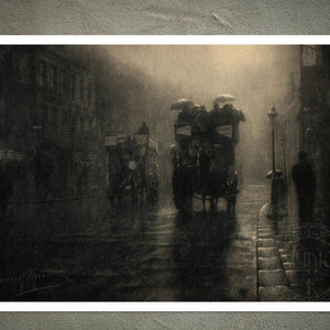 Vintage Photograph "Rue Royale, Paris" Léonard Misonne (c.1918) - Mabon Gallery