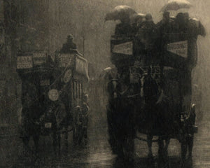 Vintage Photograph "Rue Royale, Paris" Léonard Misonne (c.1918) - Mabon Gallery