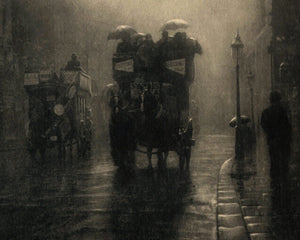 Vintage Photograph "Rue Royale, Paris" Léonard Misonne (c.1918) - Mabon Gallery
