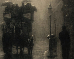 Vintage Photograph "Rue Royale, Paris" Léonard Misonne (c.1918) - Mabon Gallery