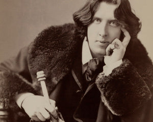 Vintage Portrait "Oscar Wilde" by Napoleon Sarony (c.1882) - Mabon Gallery