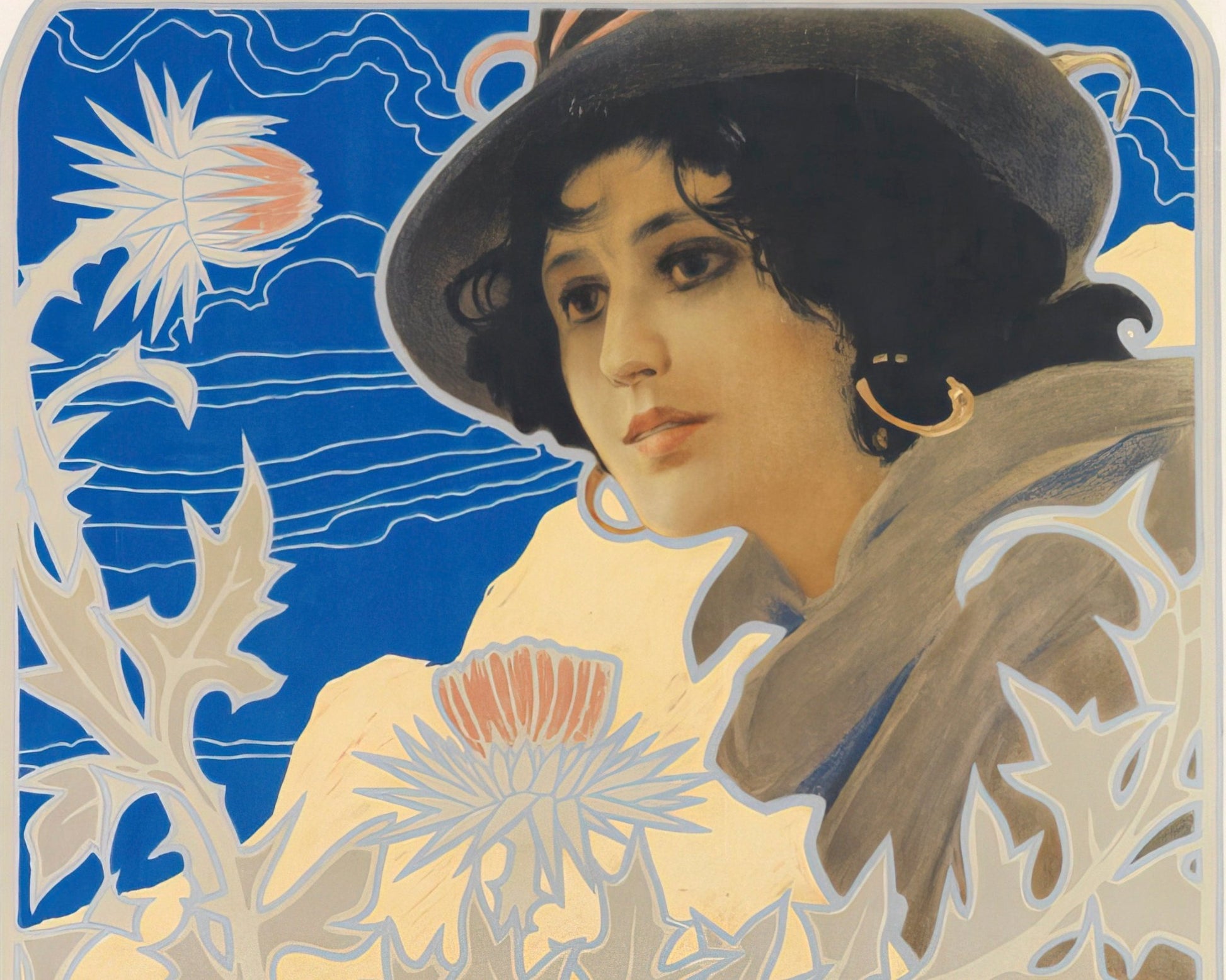 Vintage Sheet Music Cover "Lorenza Libretto" (c.1899) - Mabon Gallery