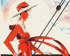 Vintage Silent Movie Poster "En Skandal / Scandal" by Eric Rohman (1917) - Mabon Gallery