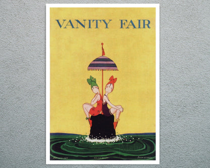 Vintage Vanity Fair Magazine Cover "February 1916" Annie Harriet Fish - Mabon Gallery