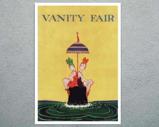 Vintage Vanity Fair Magazine Cover "February 1916" Annie Harriet Fish - Mabon Gallery
