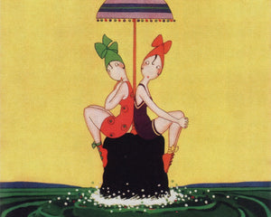 Vintage Vanity Fair Magazine Cover "February 1916" Annie Harriet Fish - Mabon Gallery