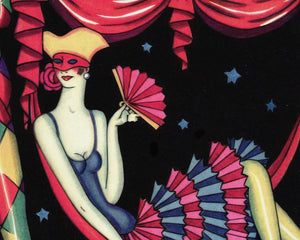 Vintage Vanity Fair Magazine Cover "Harlequin, Pierrot & Columbine: January 1926" S.W Reynolds - Mabon Gallery