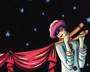 Vintage Vanity Fair Magazine Cover "Harlequin, Pierrot & Columbine: January 1926" S.W Reynolds - Mabon Gallery