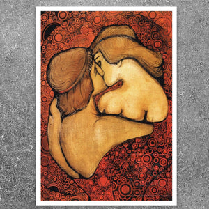 Vsevolod Maximovich "The Kiss" (c.1913) - Mabon Gallery