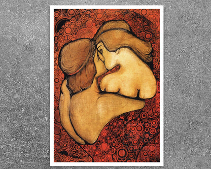 Vsevolod Maximovich "The Kiss" (c.1913) - Mabon Gallery