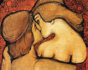 Vsevolod Maximovich "The Kiss" (c.1913) - Mabon Gallery