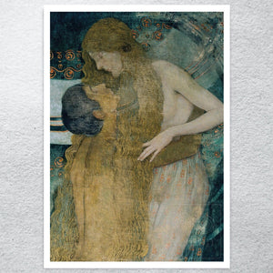 Wilhelm List "Umarmung" (c.1905) - Mabon Gallery