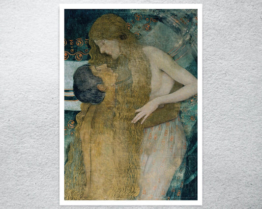 Wilhelm List "Umarmung" (c.1905) - Mabon Gallery