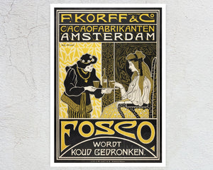Willem Pothast "F. Korff & Co. Cocoa" (c.1898) - Mabon Gallery