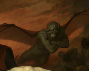 William - Adolphe Bouguereau "Dante and Virgil in Hell" (c.1850) - Mabon Gallery