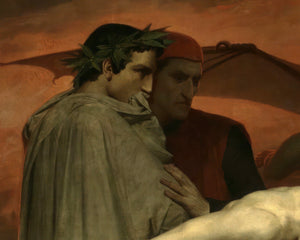 William - Adolphe Bouguereau "Dante and Virgil in Hell" (c.1850) - Mabon Gallery