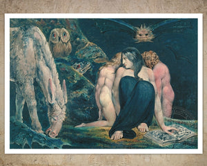 William Blake "The Night of Enitharmon's Joy / Hecate" (c.1795) - Mabon Gallery