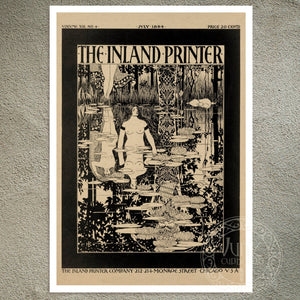 William Bradley "The Inland Printer: July 1884" - Mabon Gallery