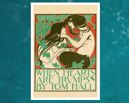 William Bradley "When Hearts Are Trumps" (c.1897) - Mabon Gallery