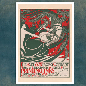 William H. Bradley "Ault & Wiborg Company" (c.1890) - Mabon Gallery