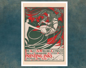 William H. Bradley "Ault & Wiborg Company" (c.1890) - Mabon Gallery