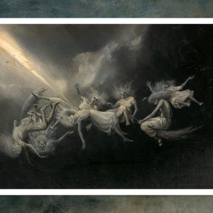 William Holbrook Beard "Lightning Struck a Flock of Witches" (c.1870) - Mabon Gallery