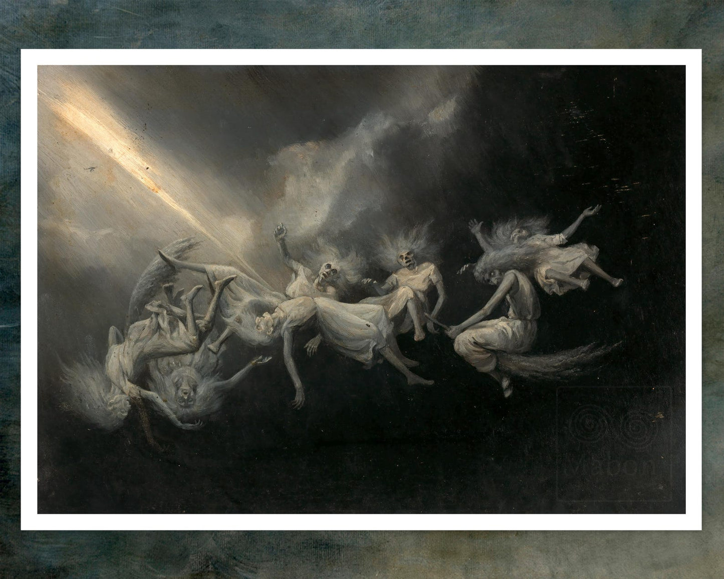 William Holbrook Beard "Lightning Struck a Flock of Witches" (c.1870) - Mabon Gallery