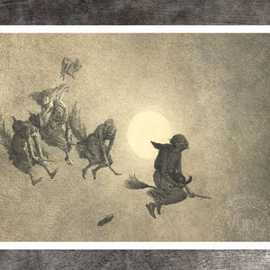 William Holbrook Beard "The Witches' Ride" (c.1870) - Mabon Gallery