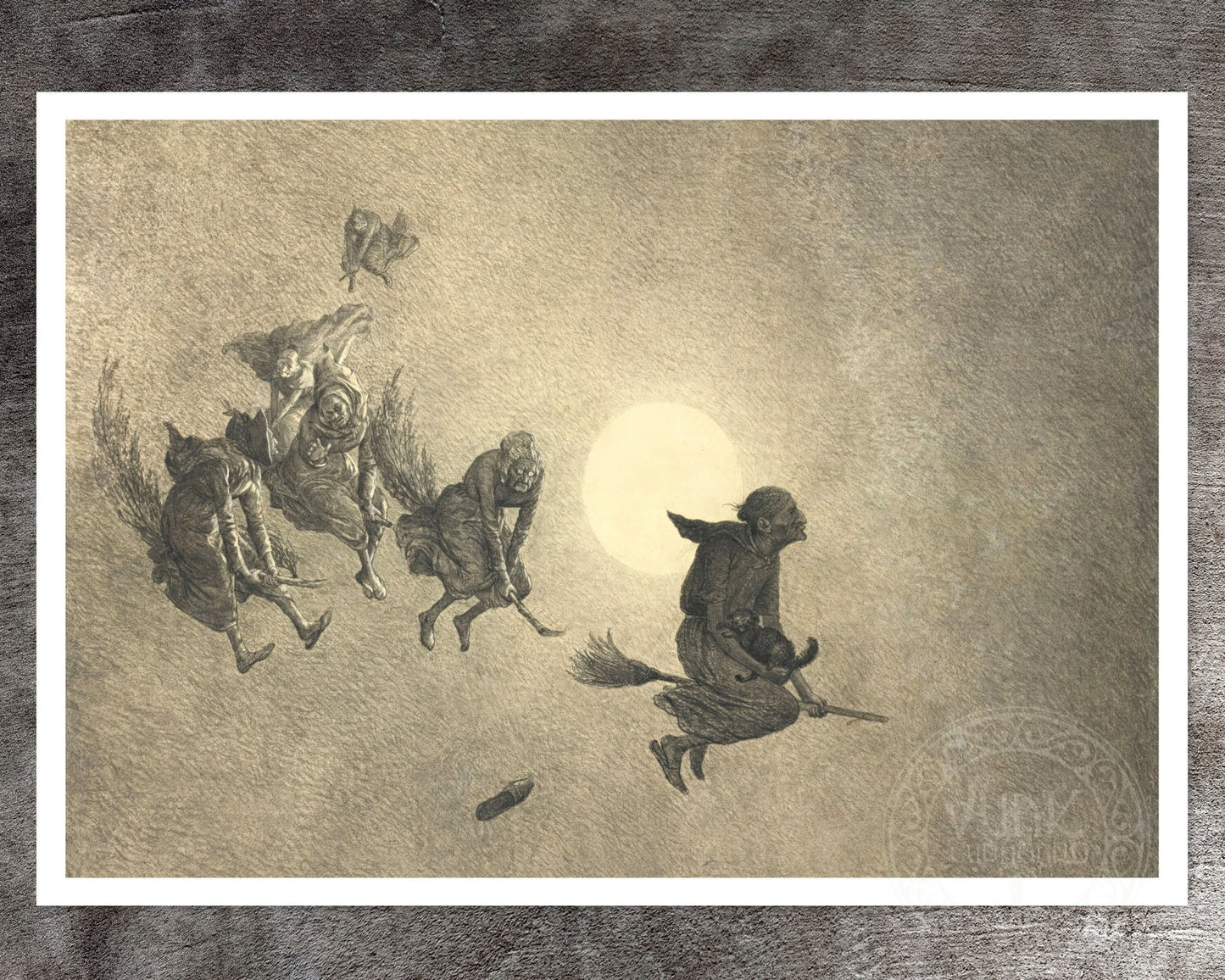 William Holbrook Beard "The Witches' Ride" (c.1870) - Mabon Gallery