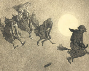 William Holbrook Beard "The Witches' Ride" (c.1870) - Mabon Gallery