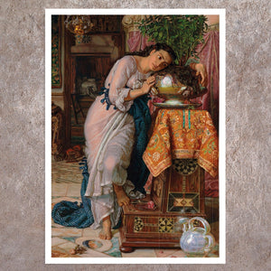 William Holman Hunt "Isabella and the Pot of Basil" (1867) - Mabon Gallery