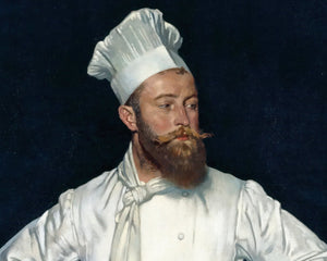 William Orpen "Le Chef de l'Hôtel Chatham, Paris" (c.1921) - Mabon Gallery