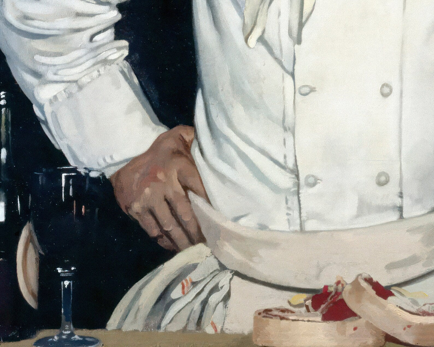 William Orpen "Le Chef de l'Hôtel Chatham, Paris" (c.1921) - Mabon Gallery