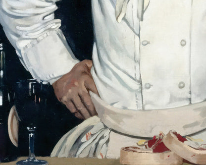 William Orpen "Le Chef de l'Hôtel Chatham, Paris" (c.1921) - Mabon Gallery