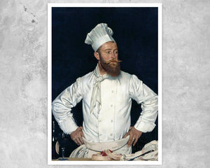 William Orpen "Le Chef de l'Hôtel Chatham, Paris" (c.1921) - Mabon Gallery
