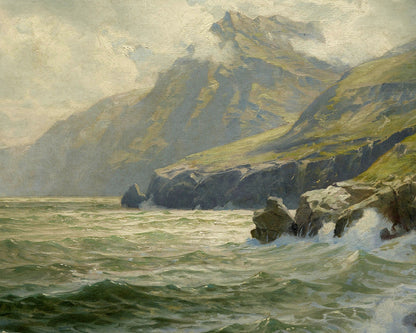 William Trost Richards "Donegal Bay" (c.1902) - Mabon Gallery