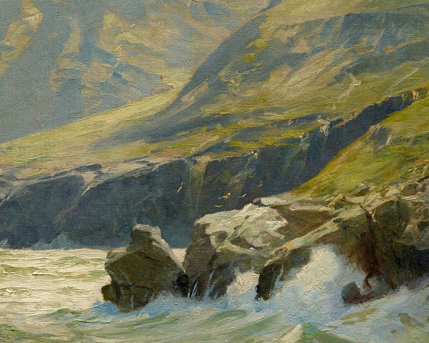William Trost Richards "Donegal Bay" (c.1902) - Mabon Gallery