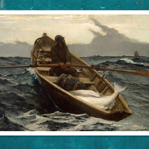 Winslow Homer "Fog Warning - Halibut Fishing" (c.1885) - Mabon Gallery